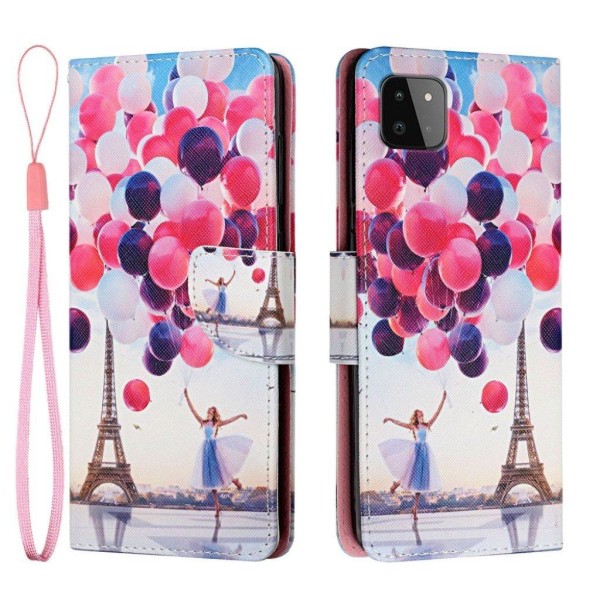 Wonderland Samsung Galaxy A22 5G flip etui - Ballon Multicolor