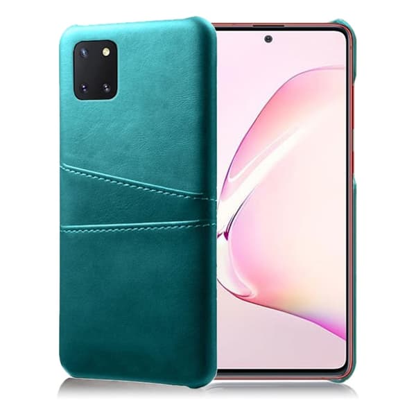 Dual Card Cover - Samsung Galaxy Note 10 Lite - Babyblå Blue