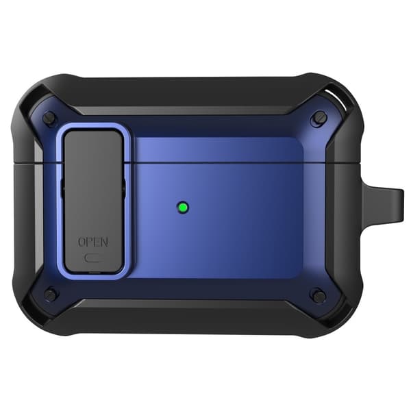 AirPods Pro TPU-fodral med design för snäpplock - Blå / Svart Blå