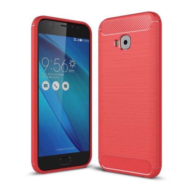 ASUS ZenFone 4 Selfie Pro (ZD552KL) Deksel laget av silikon - Rødt Red