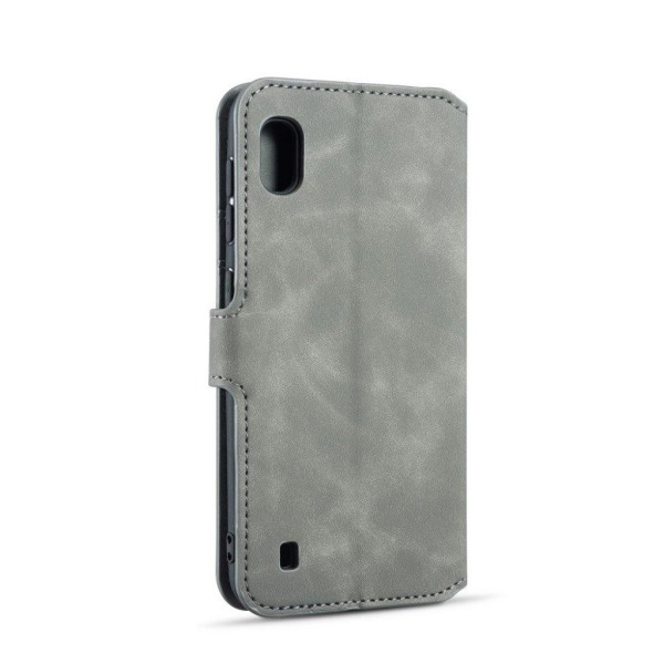 DG.MING Samsung Galaxy A10 Retro Etui - Grå Silver grey