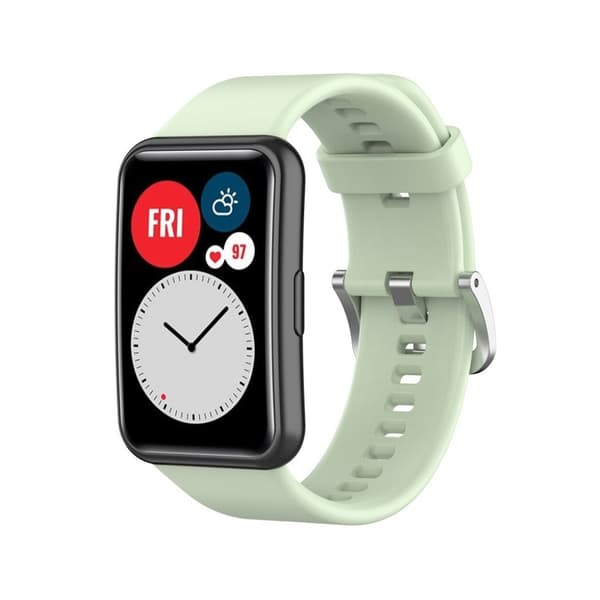 Huawei Watch Fit silikone rem - lysegrøn Green