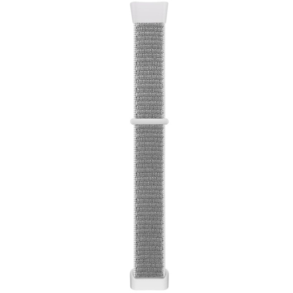 Fitbit Charge 5 / 6 Nylon Strap Quick Release Sport Watch Band - Simpukka Silver grey
