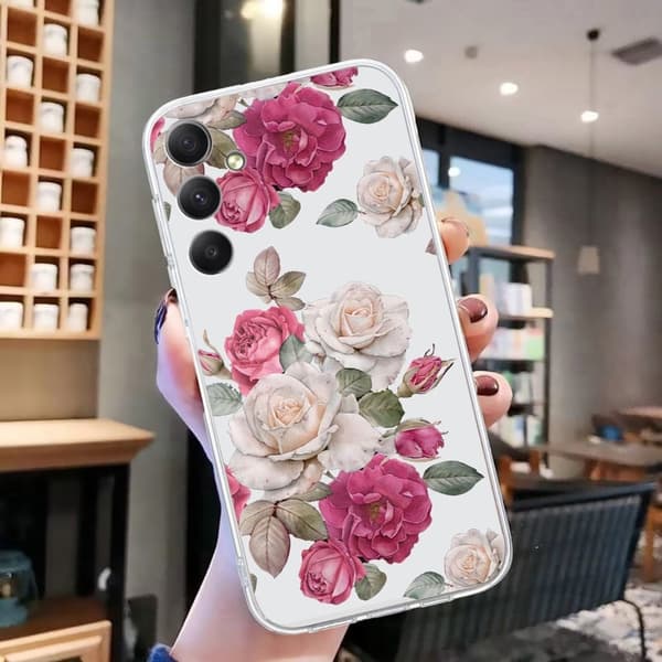 Imagine Samsung Galaxy S24 kotelot - Pioni Pink