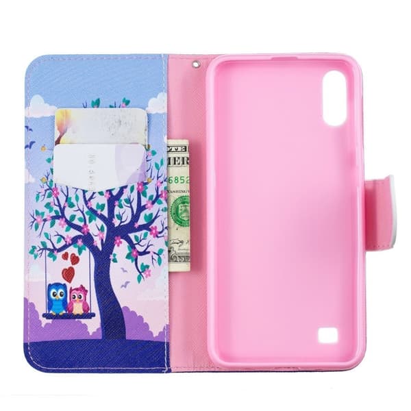 Wonderland Samsung Galaxy A10 kotelot - To Syngende Ugler Multicolor