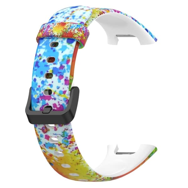Xiaomi Mi Band 7 Pro urrem i silikone med cool mønster - Maleri Multicolor
