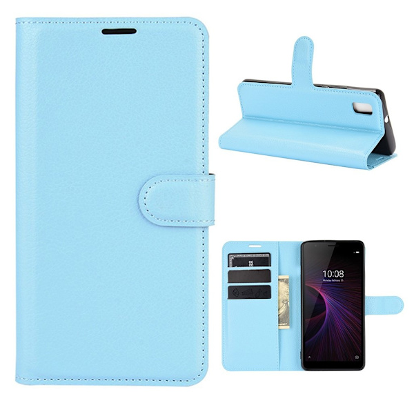 Classic ZTE Blade L210 Flippetui - Blå Blue
