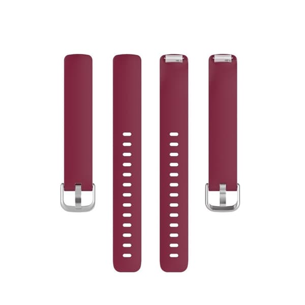 Fitbit Inspire 2 simple watch band - Wine Red / Size: L Röd