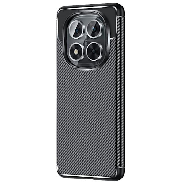 Carbon Shield Xiaomi Redmi Note 14 Pro 5G kotelot - Läpinäkyvä Black