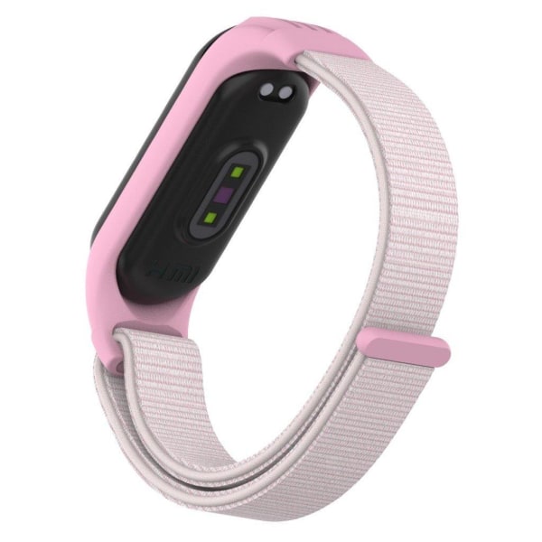 Xiaomi Mi Band 4 / 3 klockarmband i slitstark nylon - Rosa Rosa