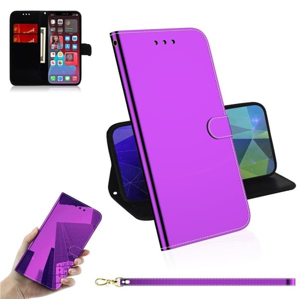Mirror etui til iPhone 13 Pro Max - Lilla Purple