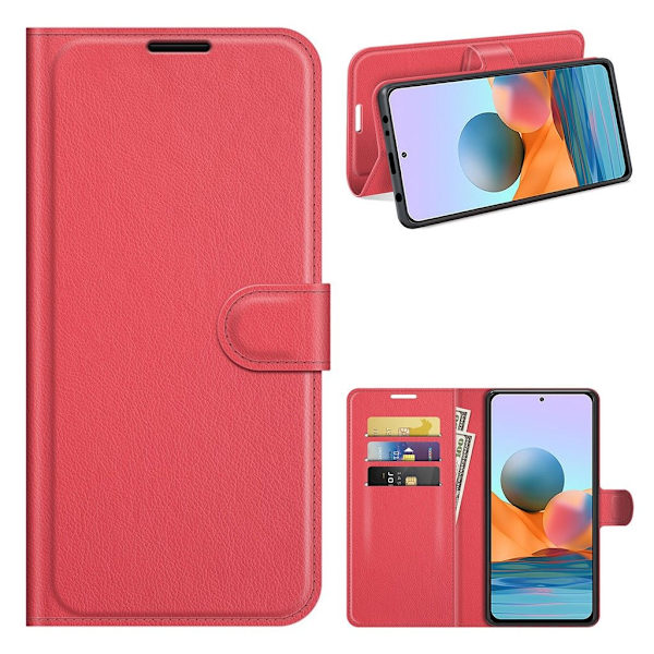 Classic Xiaomi Redmi Note 10 Pro fodral - Röd Röd