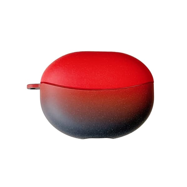 Oppo Enco Free 3 gradient stil deksel - Rød / Svart Red
