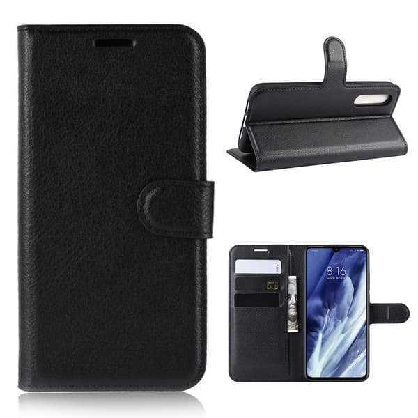 Alpha Xiaomi Mi 9 Pro Flip Etui - Svart Black