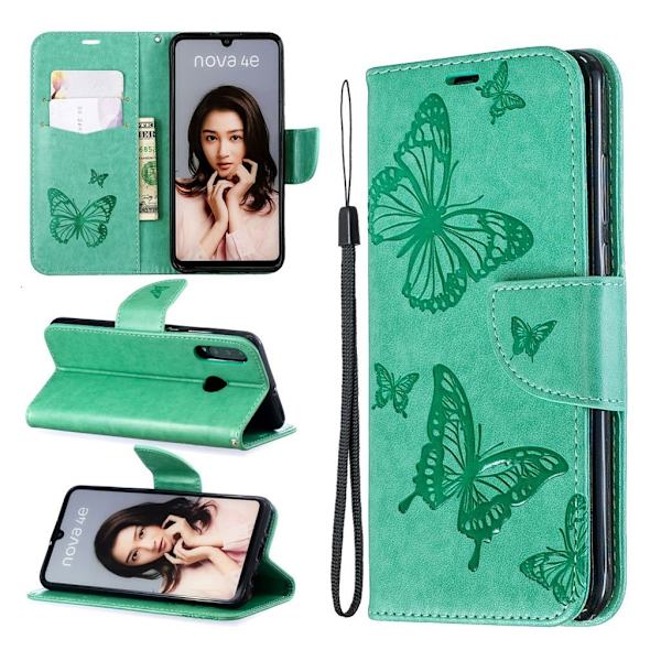 Butterfly Huawei P30 Lite etui - Grøn Green