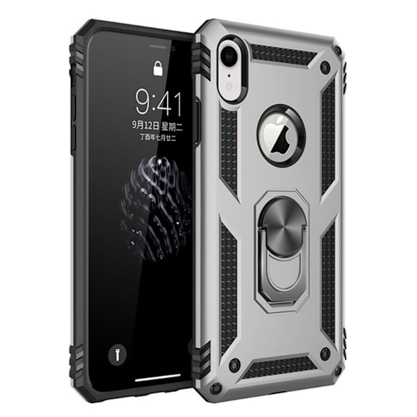 Bofink Combat iPhone Xr deksel - Sølv Silver grey