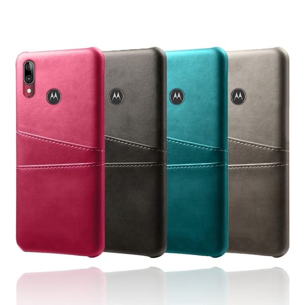 Dual Card Motorola Moto E6 Plus etui - Svart Black