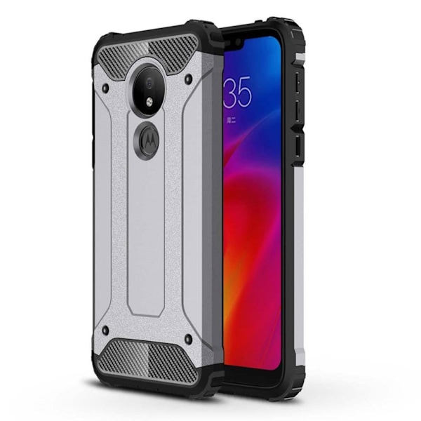 Armor Guard Motorola Moto G7 Strøm deksel - Grå Silver grey