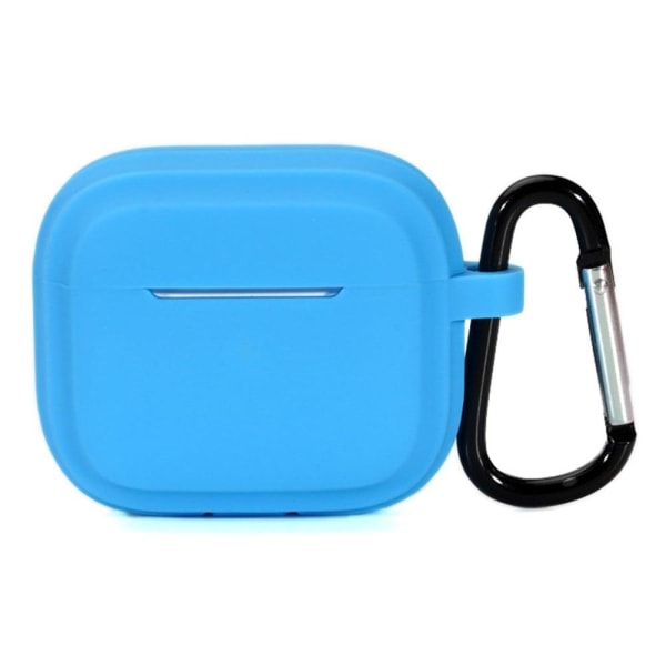 AirPods Pro 2 simple silicone case with carabiner - Sky Blue Blå