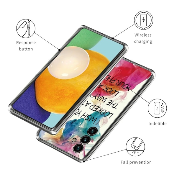 Deco Samsung Galaxy A34 5G Etui - Looked At Me Multicolor