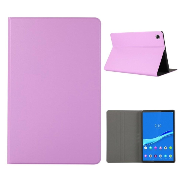 Lenovo Tab M10 FHD Plus simple leather flip case - Purple Lila