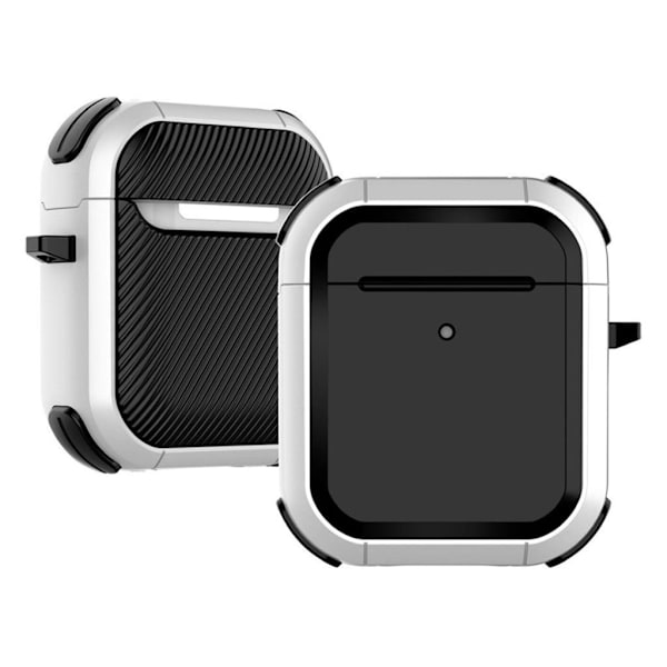 Airpods gummiert etui - Sølv Silver grey
