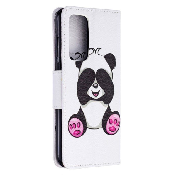 Wonderland Huawei P40 flip kotelot - Ujo Panda Multicolor