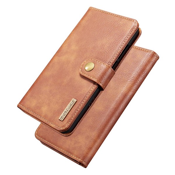 DG.MING Huawei P30 Lite 2-in-1 Wallet kotelot - Ruskea Brown