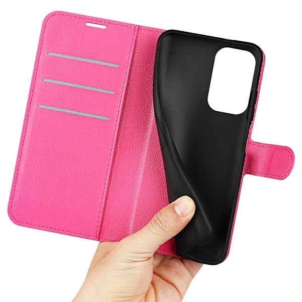 Klassisk Xiaomi Redmi Note 11 Pro Plus 5G flip etui - Pink Pink