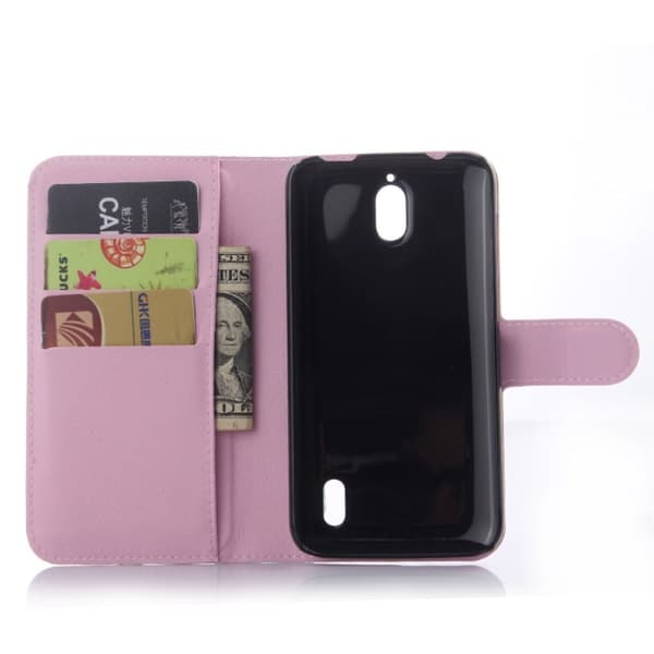 Litchi Huawei Y625 Lær Etui - Lys Rosa Pink