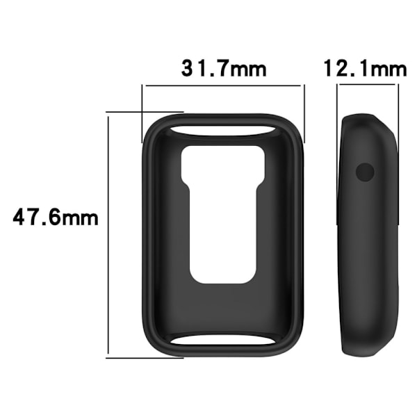 Xiaomi Mi Band 7 Pro silikonöverdrag - Brun Brun
