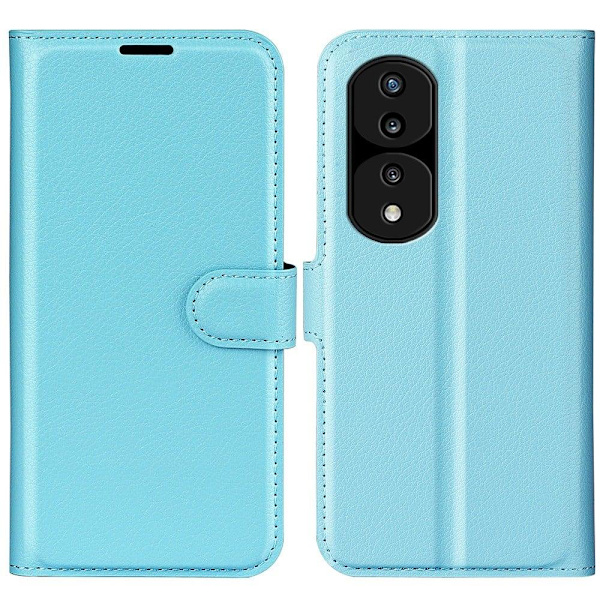 Klassisk Honor 70 Pro Flip Etui - Blå Blue