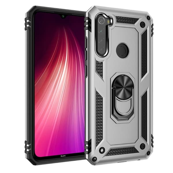 Bofink Combat Xiaomi Redmi Note 8 kuoret - Hopea Silver grey