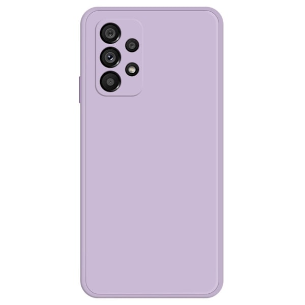 Avfasat gummerat droppskydd för Samsung Galaxy A53 5G - Lila Lila