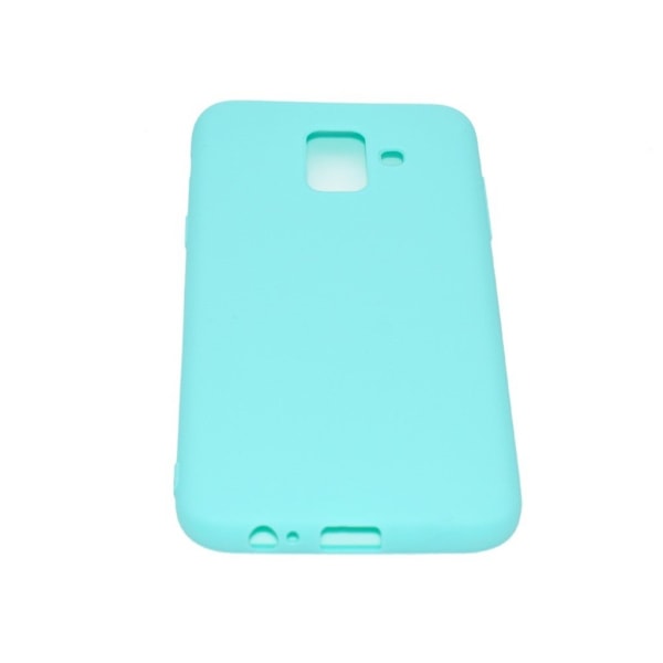 Samsung Galaxy A6 (2018) mobilskal silikon matt - Ljusblå Blå