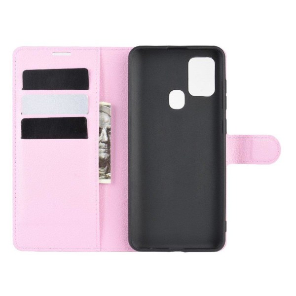 Classic Samsung Galaxy A21s flip etui - Lyserød Pink