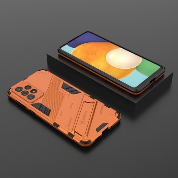 Støtsikkert hybriddeksel for Samsung Galaxy A73 - Oransje Orange