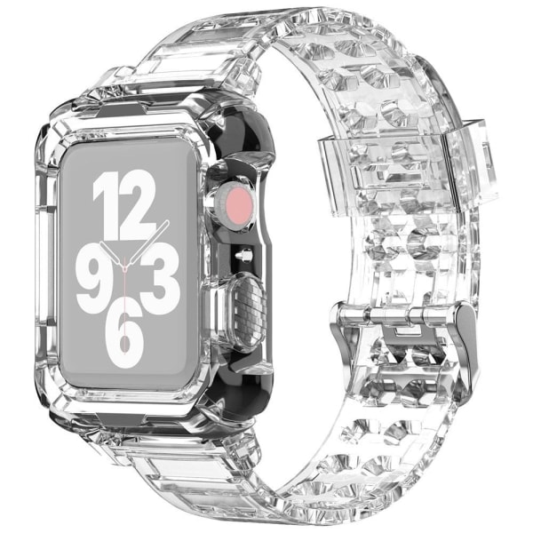 Apple Watch (41 mm) skyddsfodral med klockarmband - Transparent Transparent