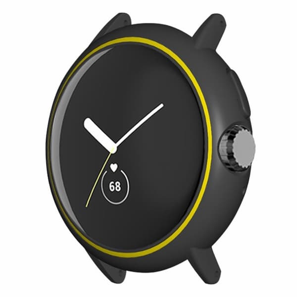 Google Pixel Watch hård bumper ramskydd kantskydd med 20 mm adapterkontakt - Grön Grön