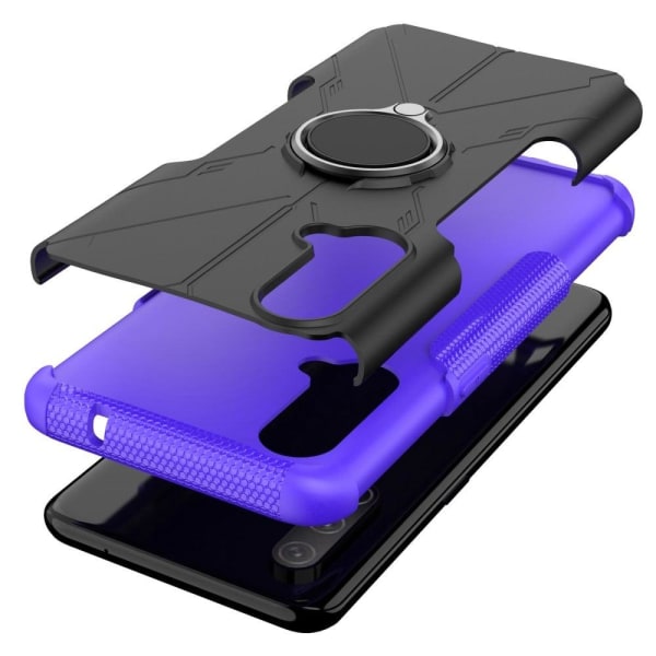 Kickstand cover with magnetic sheet for OnePlus Nord CE 5G - Pur Purple
