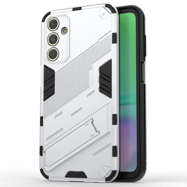 Stødsikkert moderne Samsung Galaxy A15 hybridcover - Hvid White
