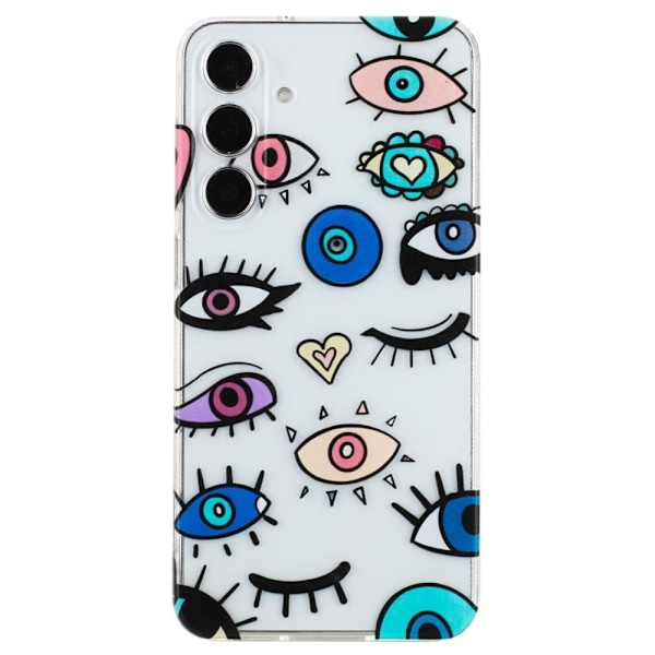 Deco Samsung Galaxy A55 deksel - Monsterøyne Multicolor