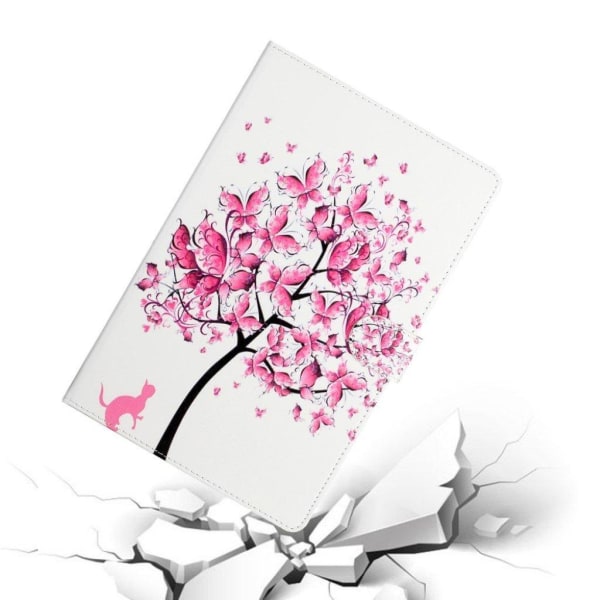 iPad Mini (2019) pattern leather flip case - Butterfly Tree Multicolor