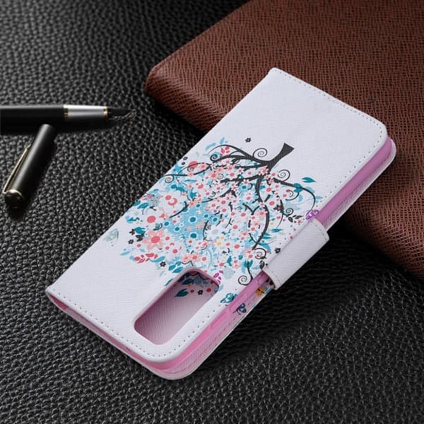 Wonderland Samsung Galaxy S20 Fe 5g / S20 Fe Flip Etui - Blomst Træ Multicolor