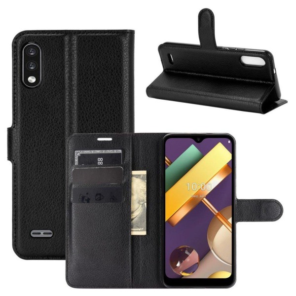 Classic LG K22 flip etui - sort Black