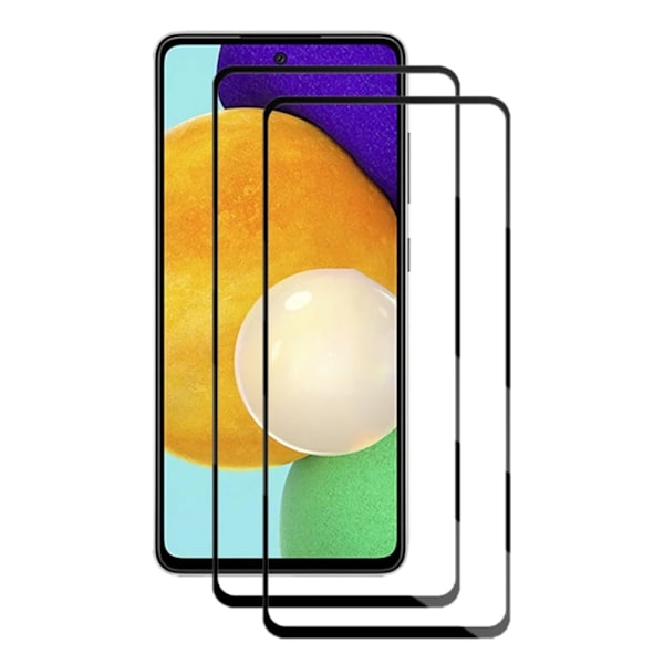 2 stk AMORUS ekstra stærk skærmbeskyttelse af glas til Samsung Galaxy A54 Transparent
