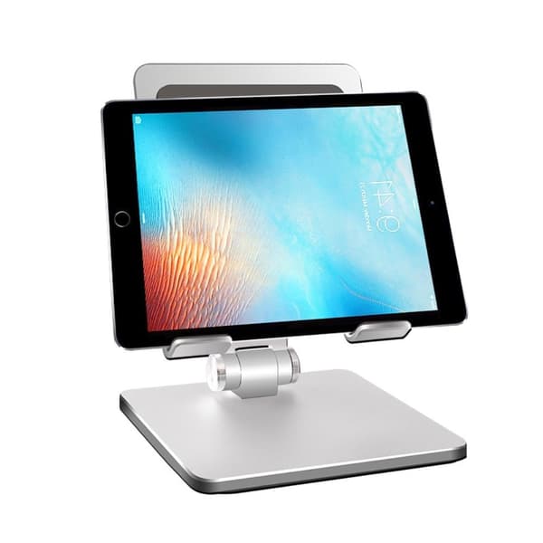 Universelt foldbart tabletstativ i aluminiumslegering - Sølv Silver grey