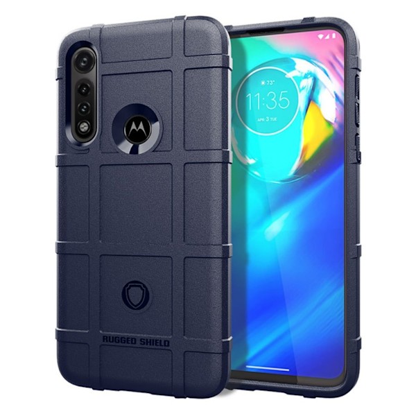 Rugged Shield Cover - Motorola Moto G Power - Blå Blue
