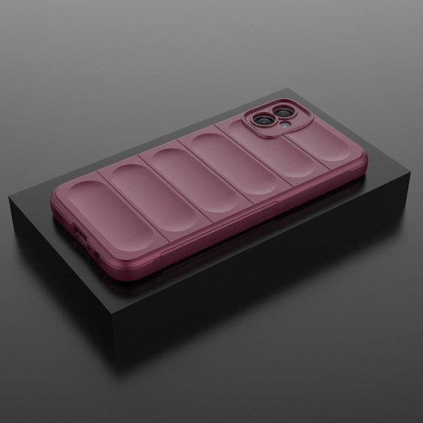 Blødt grebsformet cover til Samsung Galaxy A04e - Rød Red