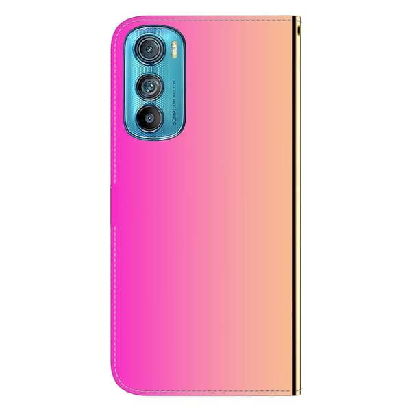 Mirror Motorola Edge 30 flip-etui - Rose Pink